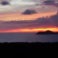 Hermosa puesta de sol